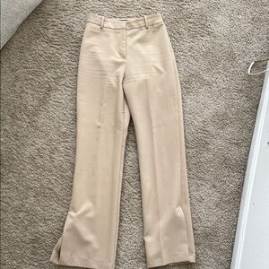 Elegant Tan Women's Pants Zara
